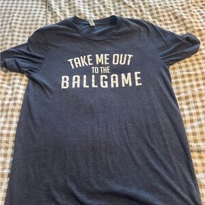 Navy Blue 'Take Me Out to the Ballgame' T-Shirt